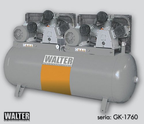 WALTER Kompresor tłokowy GK 1760-2x5.5/500