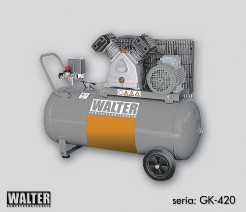 WALTER Kompresor tłokowy GK 420-2.2/100