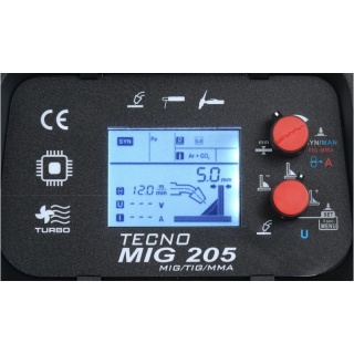 Spawarka MIG/MAG TECNO MIG 205 LCD MIG/TIG/MMA